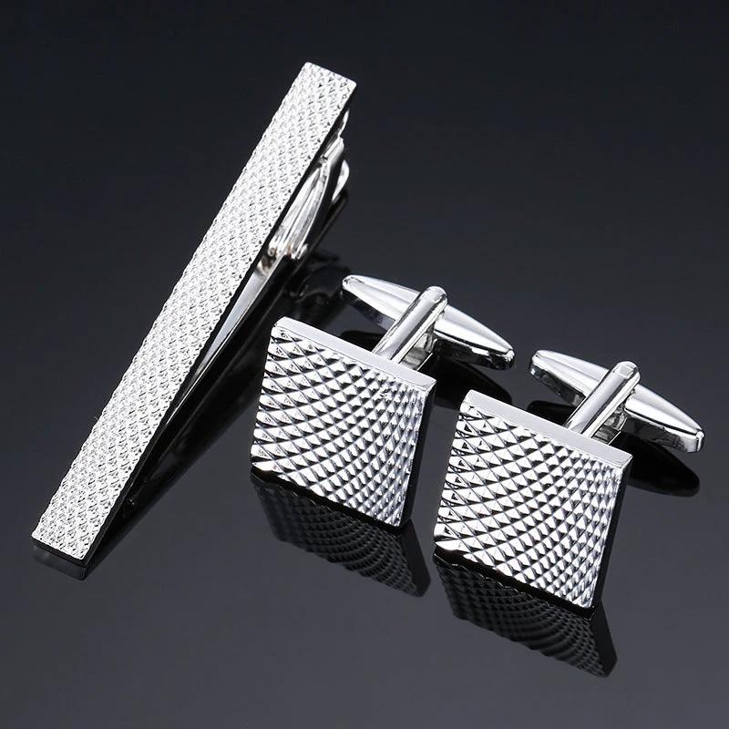 Men's  Tie Clip and Cufflinks Set