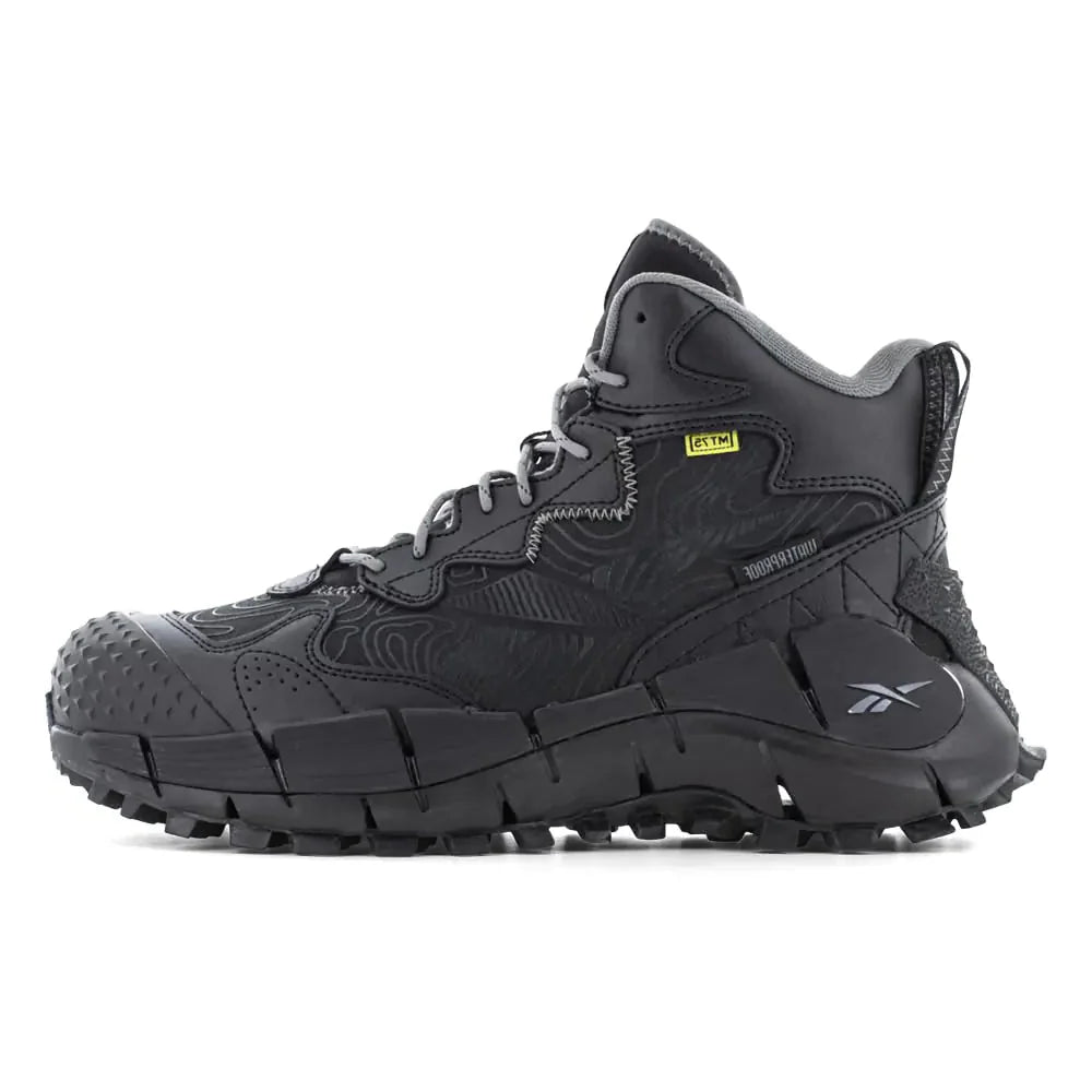 Style Loft Collection x Reebok Zig Kinetica Edge Work Fire and Safety Shoe Black, (Size Men 10.5 US / Women 12 US)
