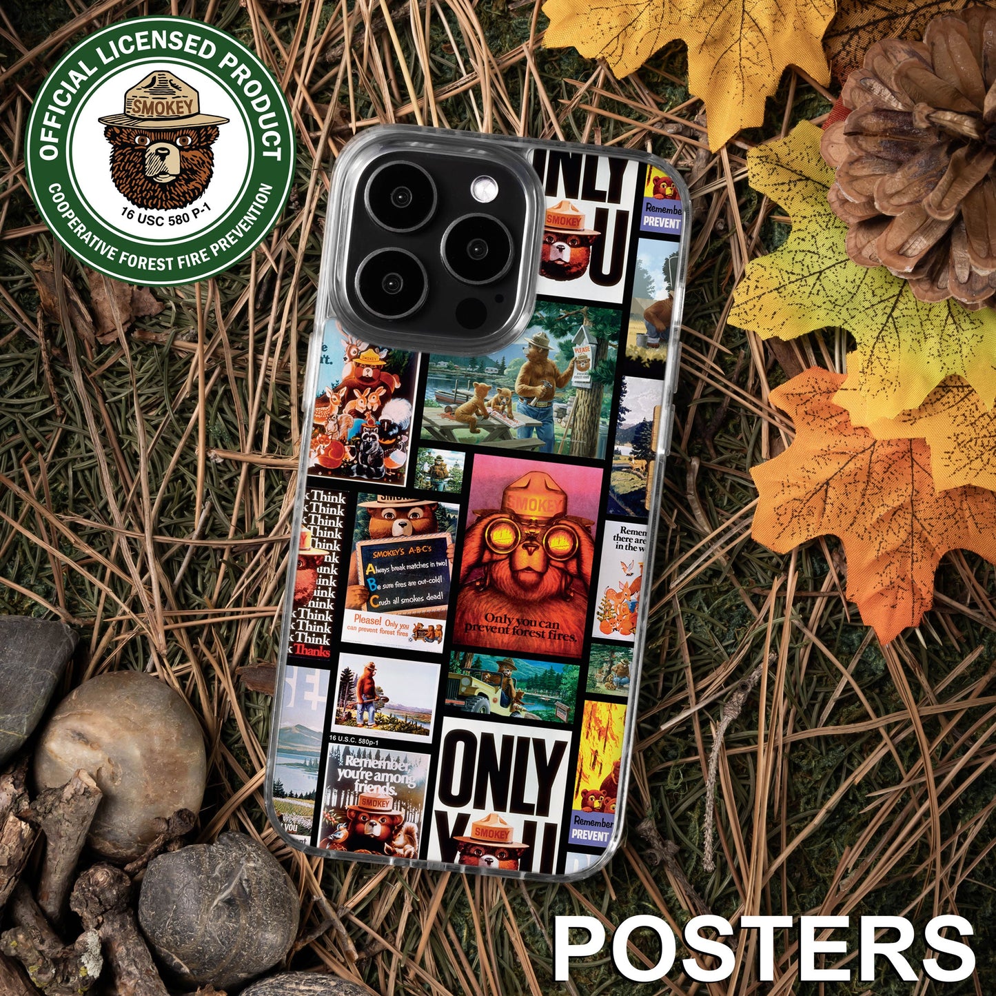 Smokey Bear Classic HD Apple iPhone 13 Series Mag-Safe Phone Case