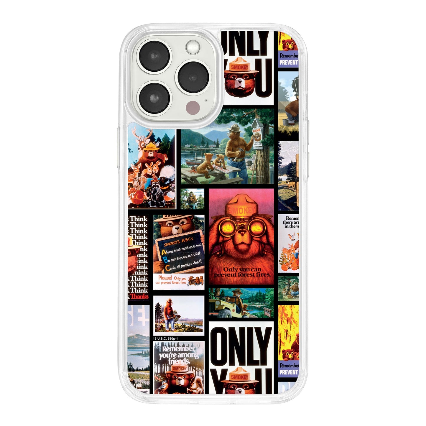 Smokey Bear Classic HD Apple iPhone 15 Series Mag-Safe Phone Case