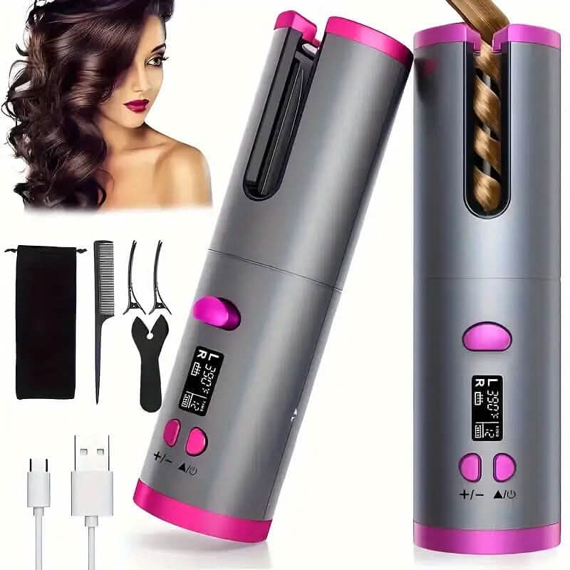 5 Heat Settings Auto-Curler for Luscious Locks