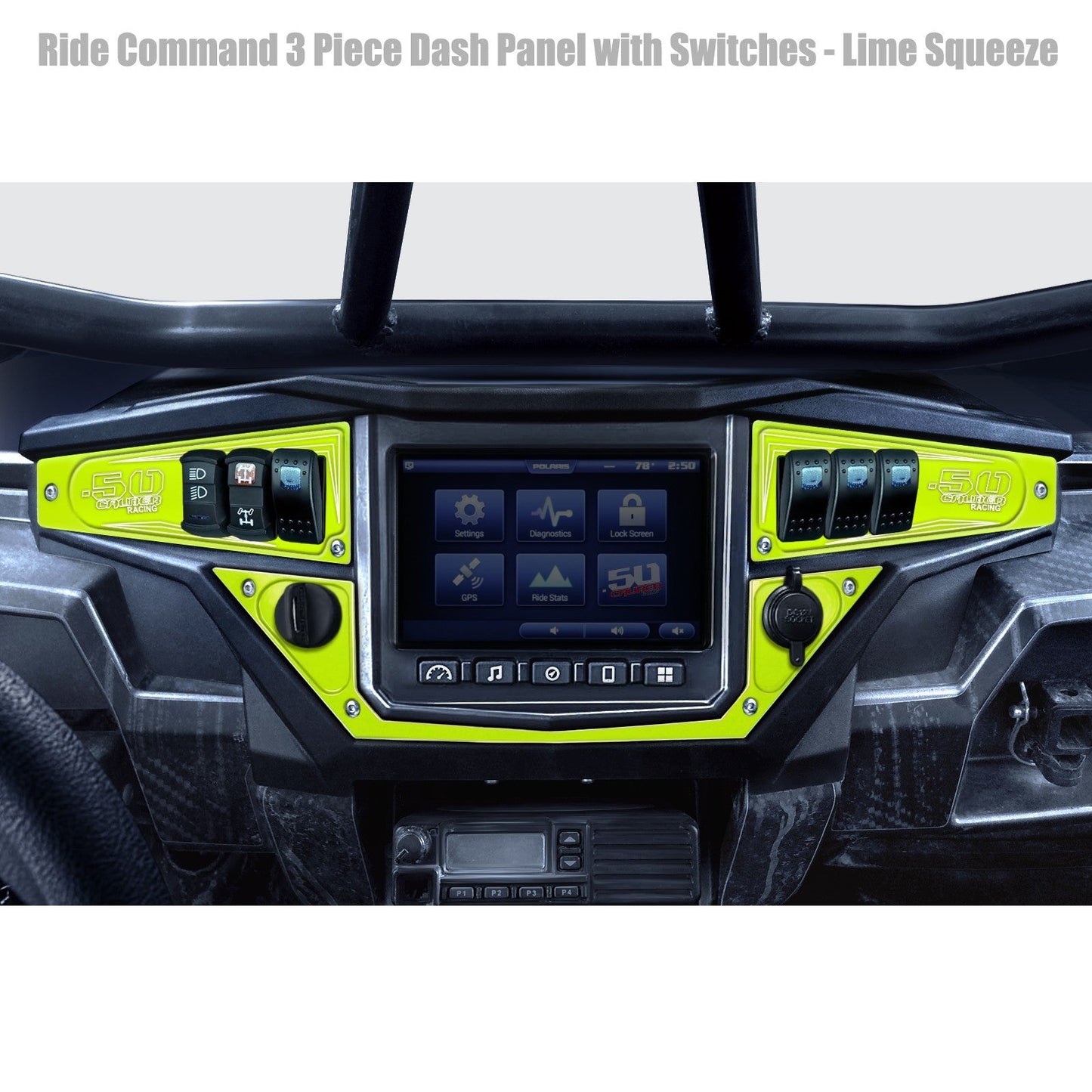 Ride Command XP1000 6 Switch Dash Panel
