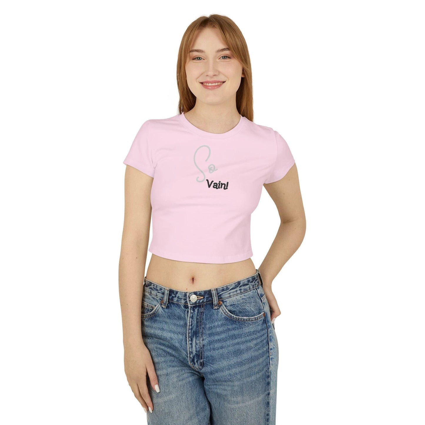 So vain Women's Crop Tee