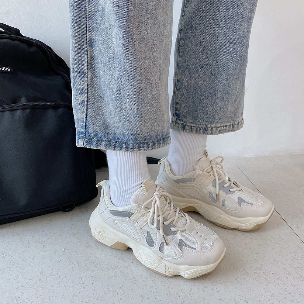 Smoked white sneakers
