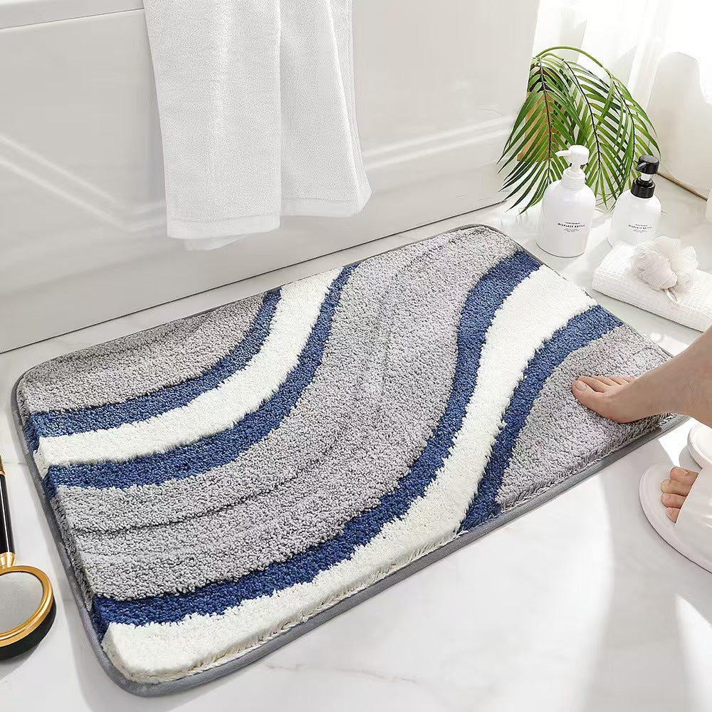Wear-resistant Bedside Rug Doorway Water-absorbent Non-slip Doormat