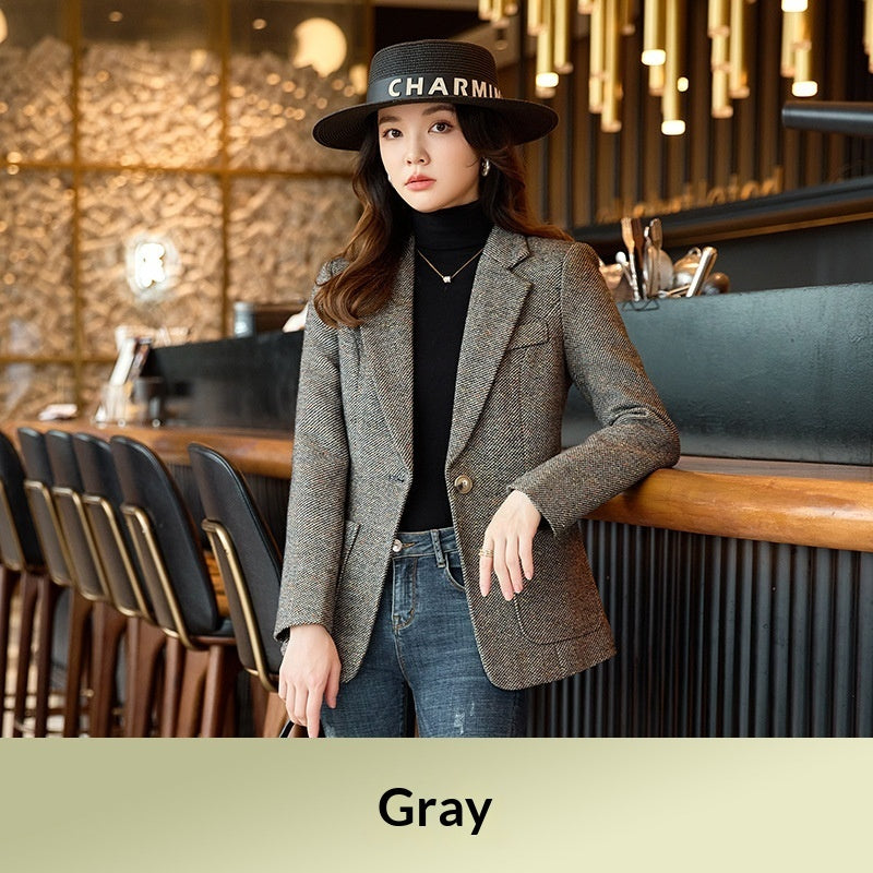 Springautumn New-season Sophisticated Wool Coat