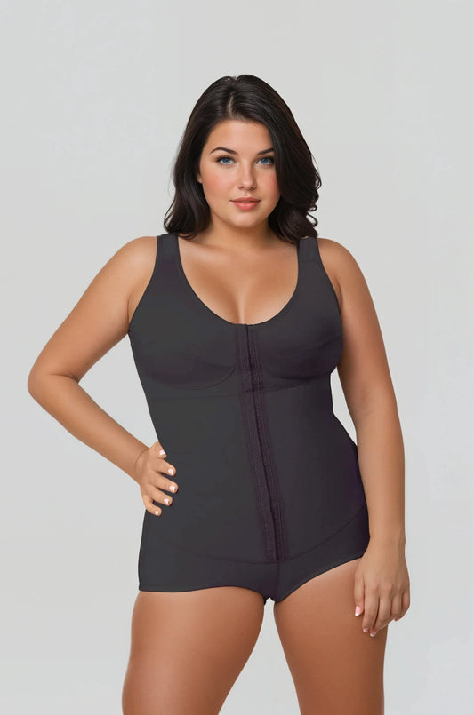 Faja moldeadora completa con levantador de glúteos estilo short