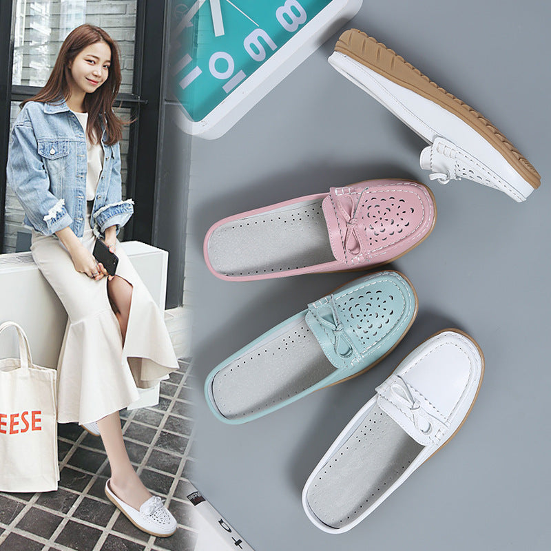 Women's Hollow-Out Slip-On Sandals