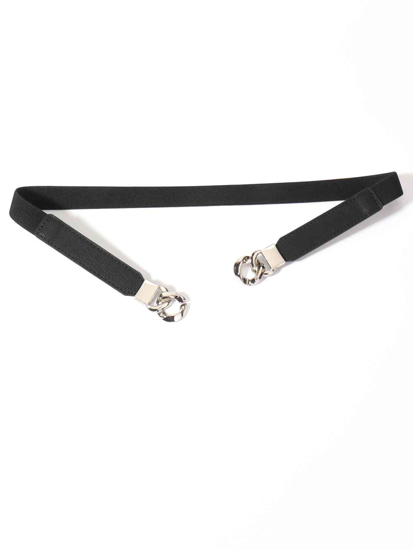 ElegantStyle Zinc Alloy Buckle Elastic PU Belt – Versatile and Stylish Accessory See size chart under “more details”
