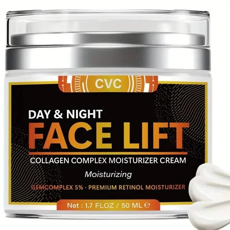 50ml Revitalizing Face Lift Cream - Visibly Firms, Lifts, and Hydrates with Hyaluronic Acid, Collagen