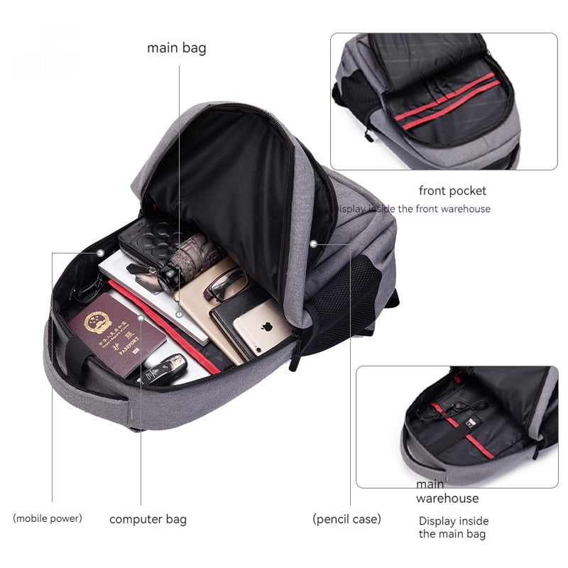 Men's Large Capacity Travel Leisure Backpack