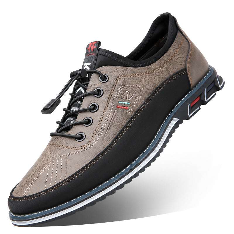 Men's Genuine Leather Waterproof Flats