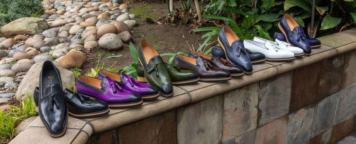 Maurice Calfskin Loafer - Olive