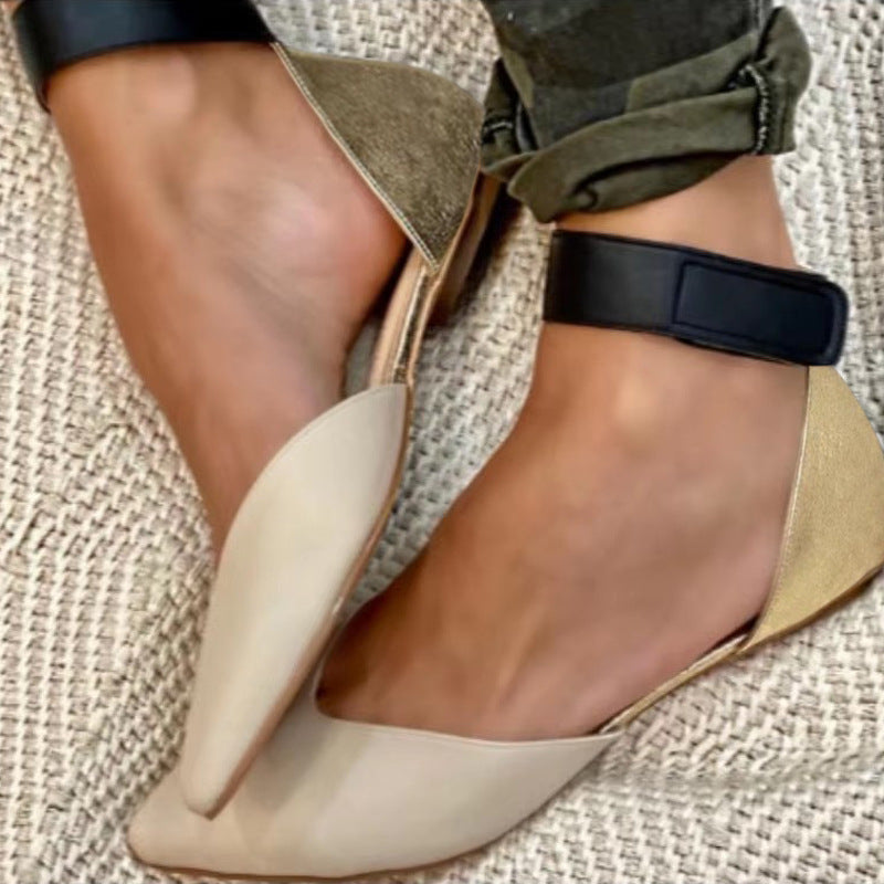 Women's Personality Velcro Hollowed Sandals
