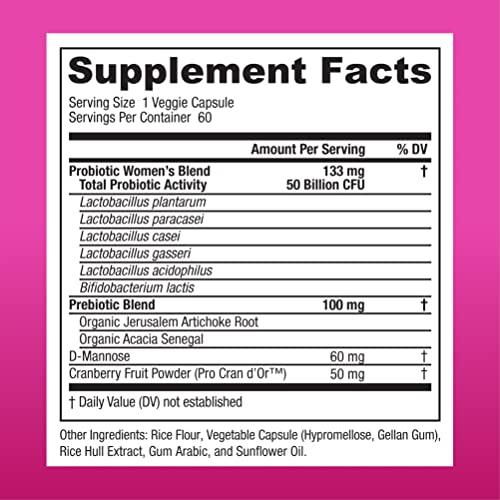 Physician's CHOICE Probiotics 60 Billion CFU - 10 Diverse Strains + Organic Prebiotic - Digestive & Gut Health - Supports Occasional Constipation, Diarrhea, Gas & Bloating - Probiotics For Women & Men