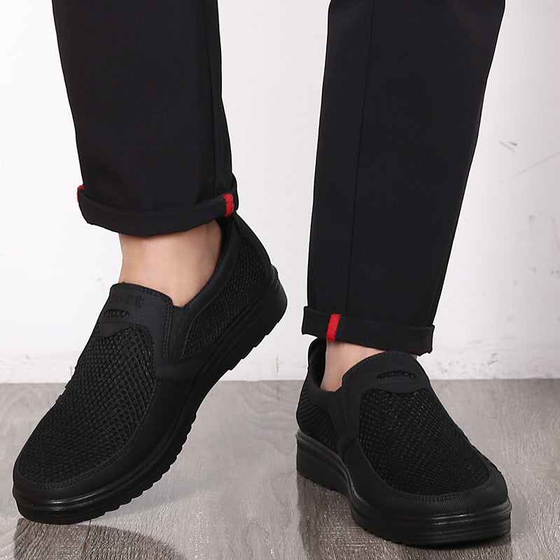Lightweight Casual Soft Sole Senior Dad Flats