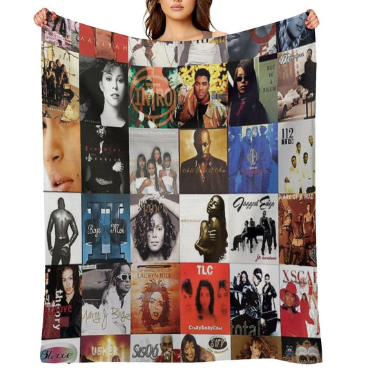 HISTORY 90s RNB - HOME DECOR Throw Blanket