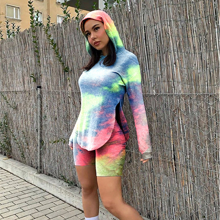 Sudadera con Capucha Informal de Moda para Mujer, Conjunto Deportivo de Dos Piezas Ver la tabla de tallas en "más detalles"
