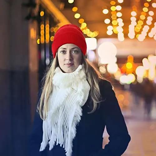 Knit Beanie - Warm Winter Headwear - Unisex & Stylish
