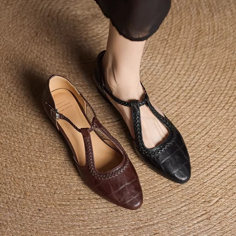 Women's Chunky Heel Retro Fashion Sandals