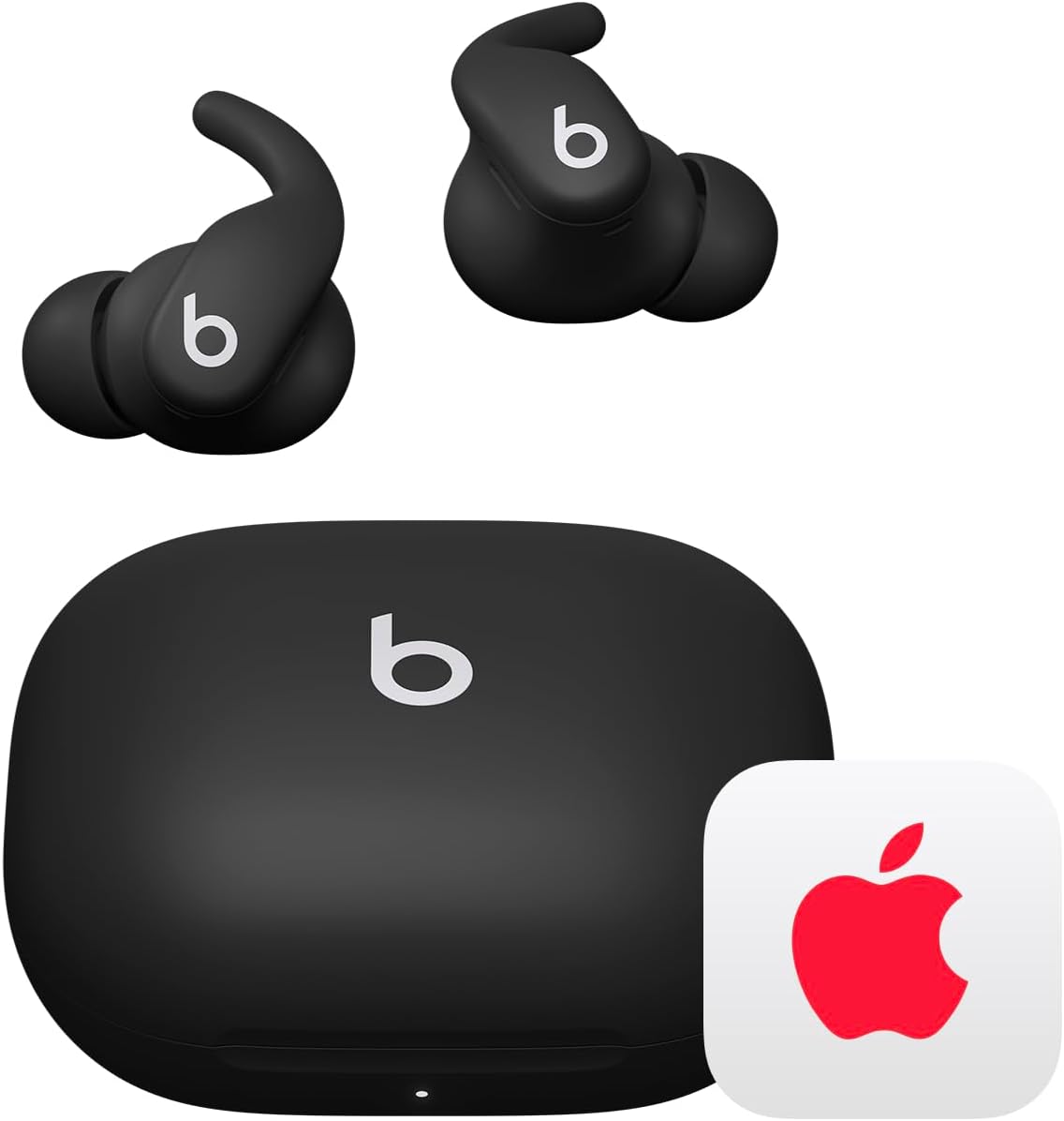 Beats - Powerbeats Fit - Wireless Noise-Cancelling Workout Earbuds with Ultimate Secure Fit, IPX4, Up to 30H of Battery Life & Charging case, Compatible with Apple & Android - Spark Orange