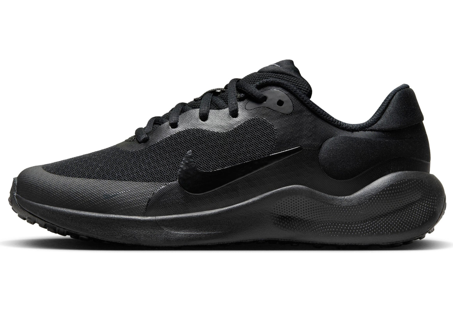NIKE Revolution 7 Boys FB7689-001 (Black/Anthracite) Size 1.5
