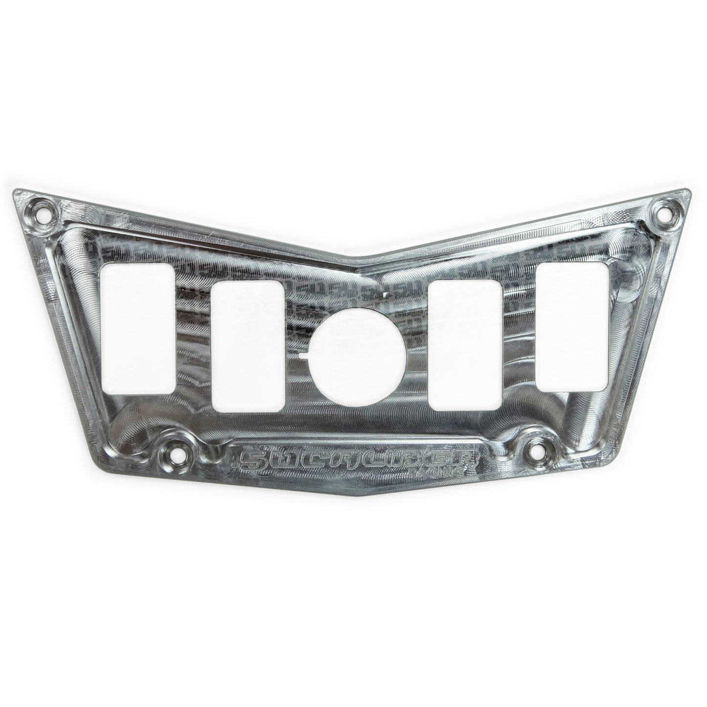 5 Switch Dash Panel Silver