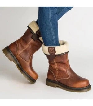 Warm Flat Mid Boots