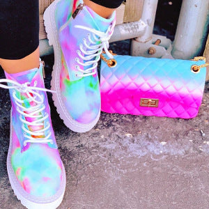 Women's Colorful Martin Boots