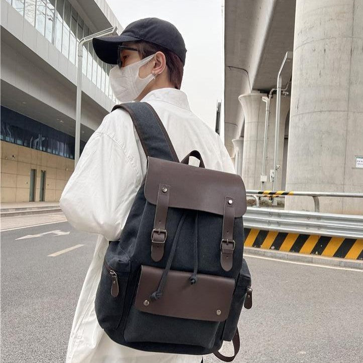 Retro Large-Capacity Backpack