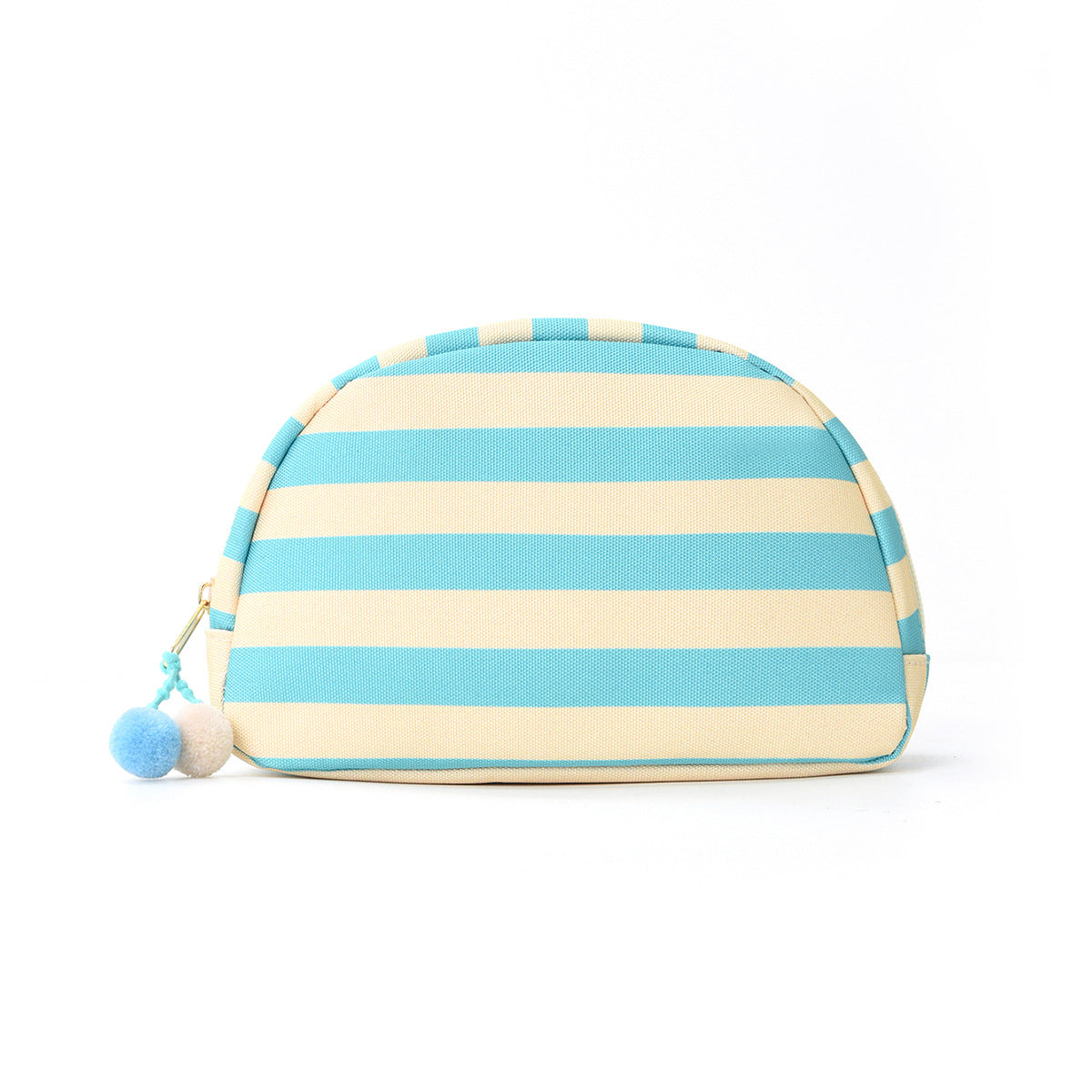 Striped Fashionable Shell-Shaped Makeup Bag