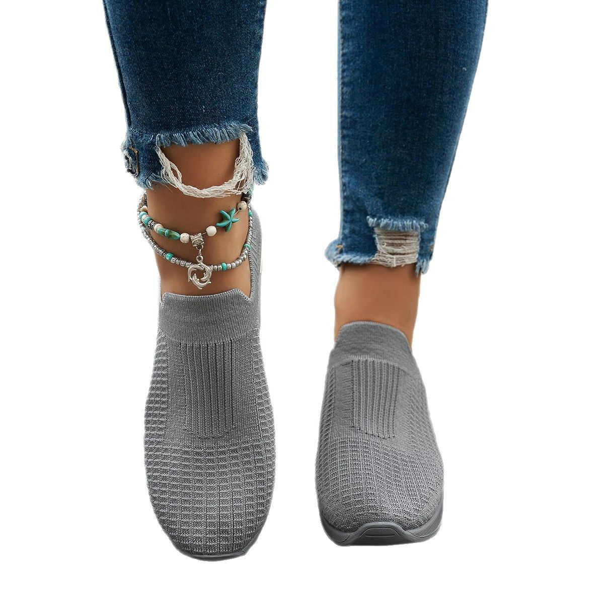 Women's Flyknit Mesh Sports-Casual Sneakers