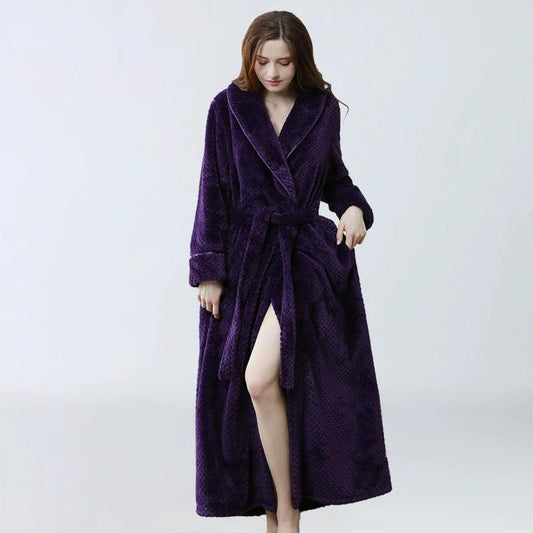 Bata de Casa Mujer Invierno Cálida Albornoz Pijama