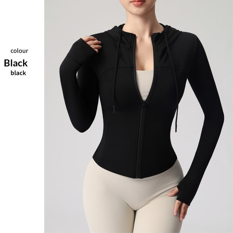 New Womens Yoga Jacket Long-sleeve Yoga Wear