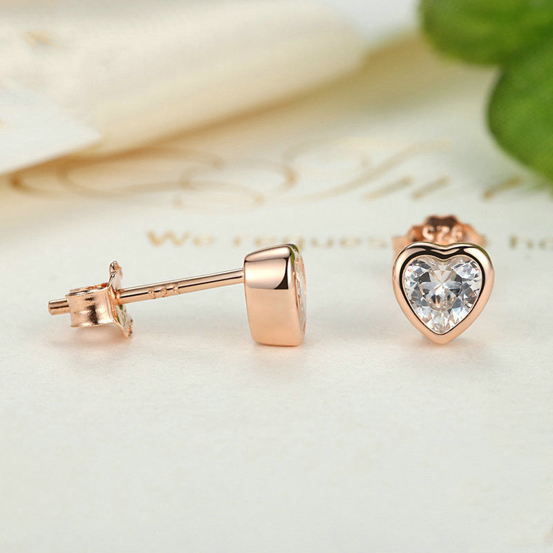 S925 sterling silver stud earrings