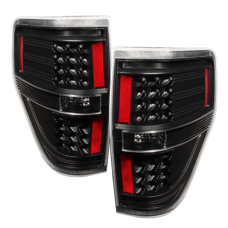 xTune Ford F150 09-14 Faros traseros LED negros ALT-JH-FF15009-LED-BK