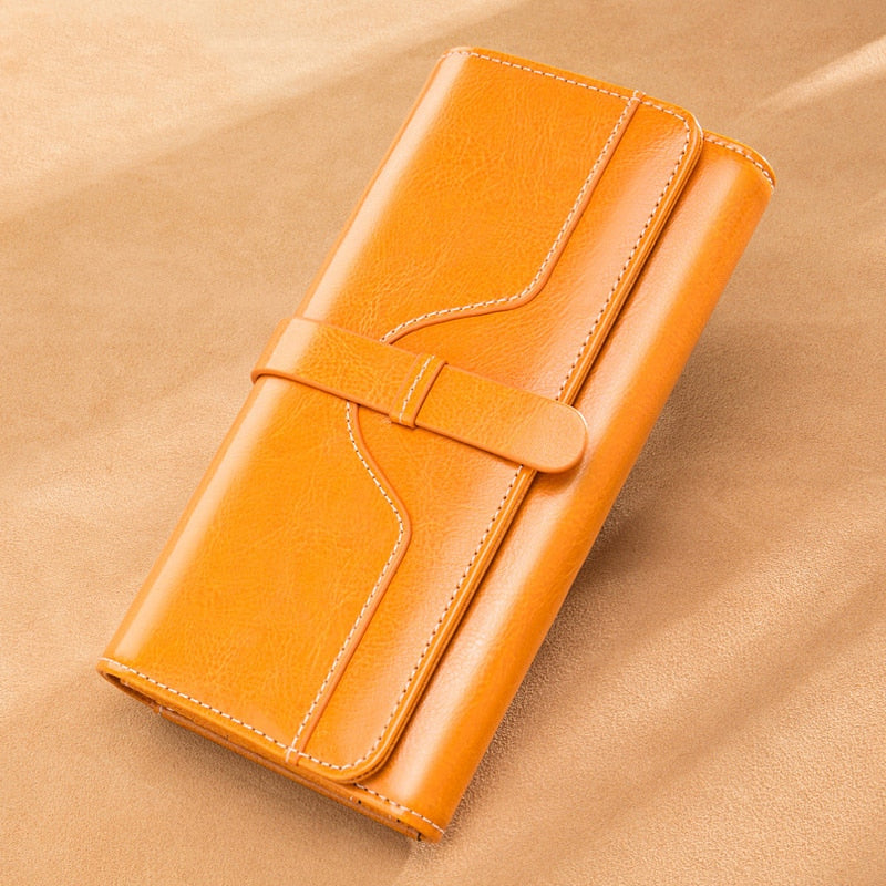 Large Capacity Leather Handbag