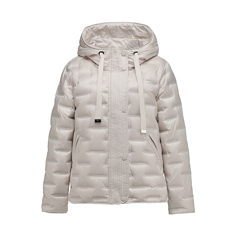 Lightweight Luxury Thickened White Duck Down Jacket