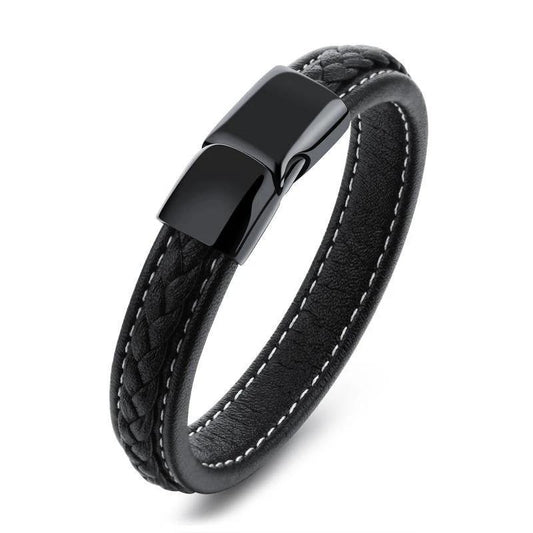 Men's Black Titanium Steel Bracelet