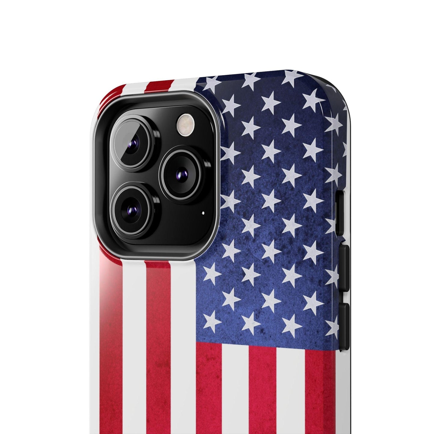 USA Flag Printed Tough Phone Cases