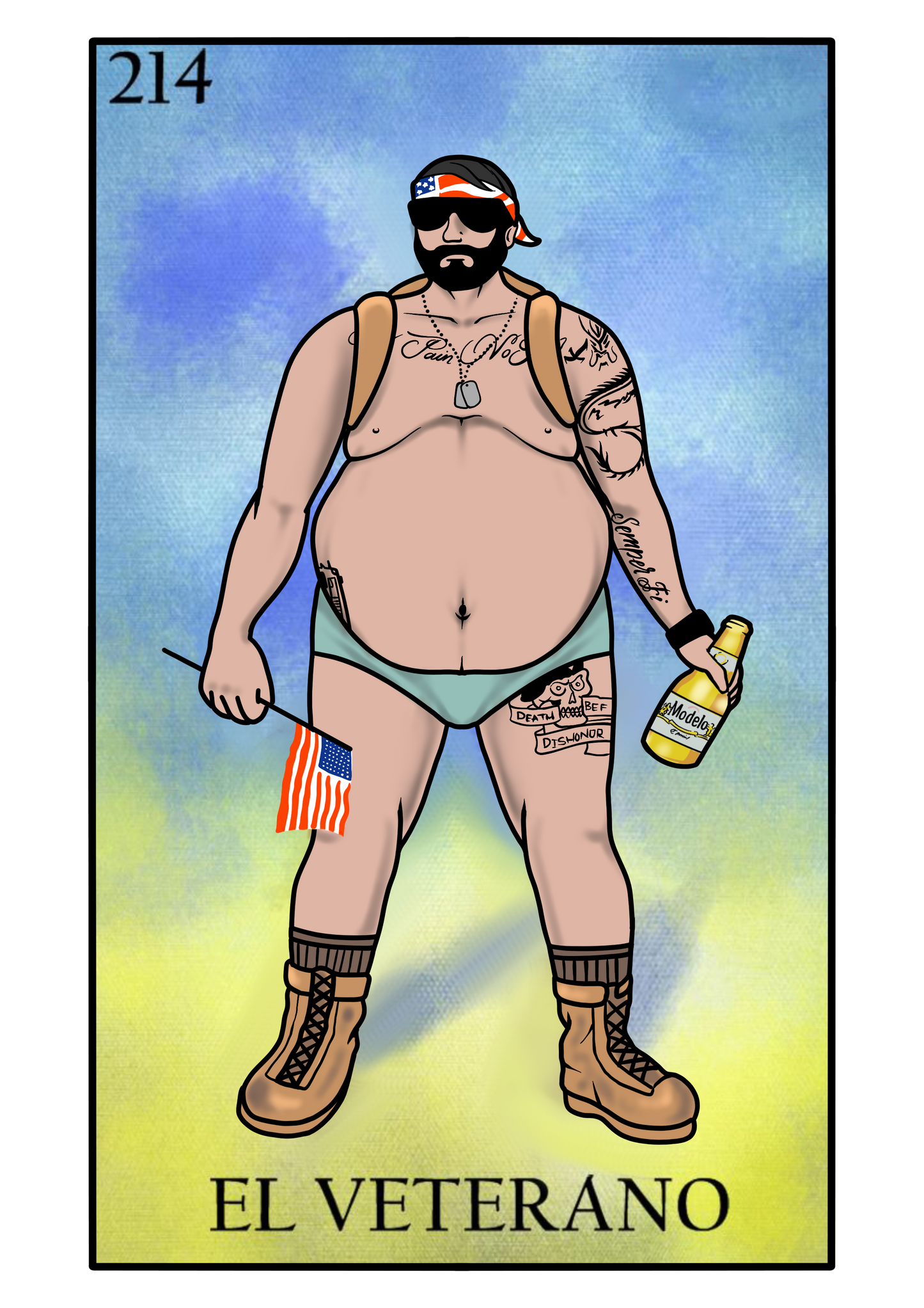 Camiseta de Lotería El Veterano 2.0 por La Linea MEXUSMAR