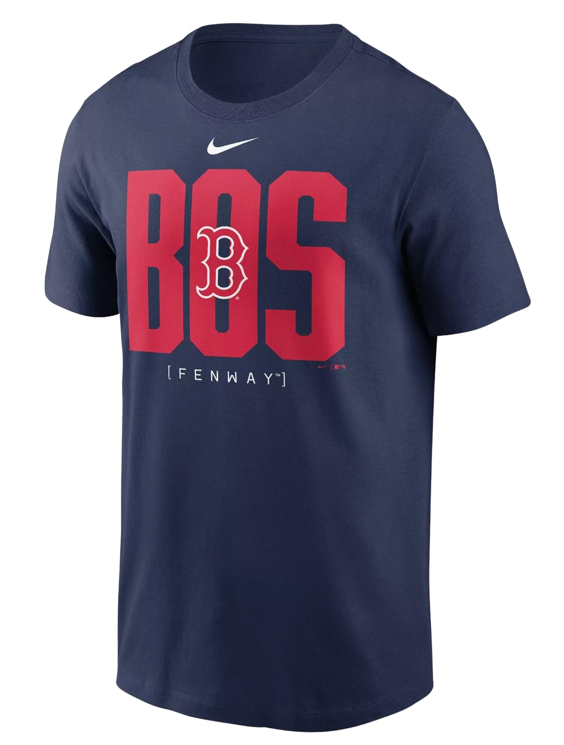 Nike Mens MLB Scoreboard T-Shirt (US Alpha Medium Regular Regular Navy Boston Red Sox)