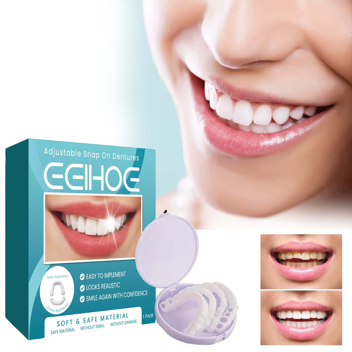 Tooth Comfort Care Set For Daily Oral Hygiene Gentle Teeth And Gum Care Kit Fresh Breath Essentials Easy To Use Compact Set For Home And Travel 1 Pair Per Box