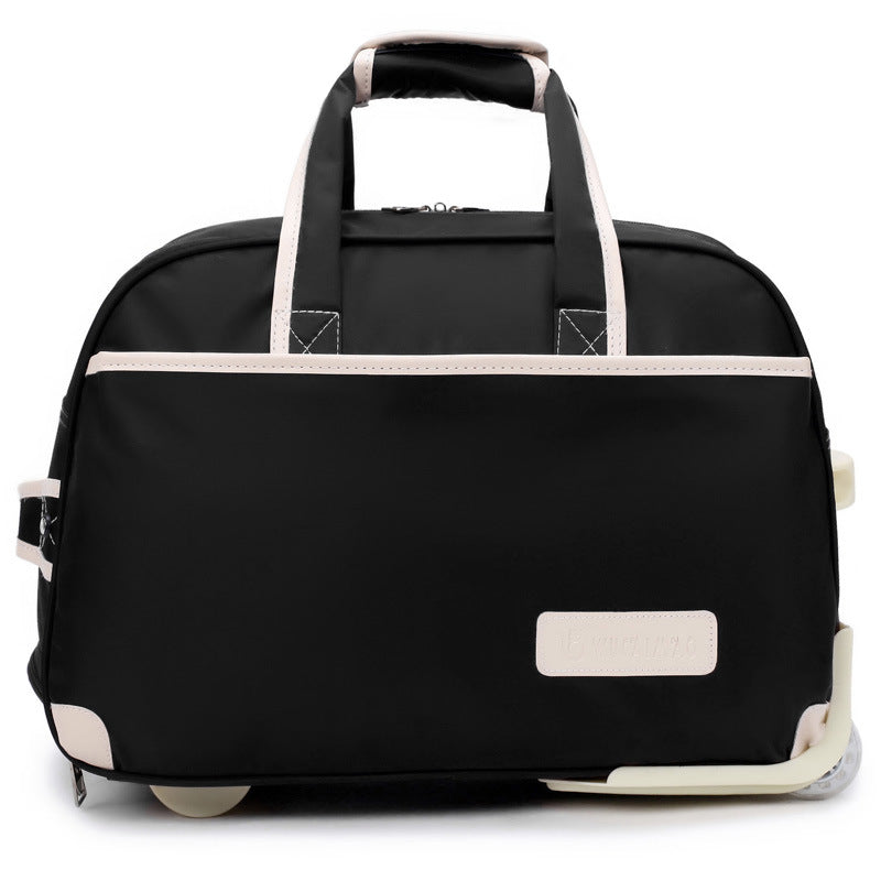 Oxford Pull Rod Nylon Waterproof Large Capacity Travel Bag