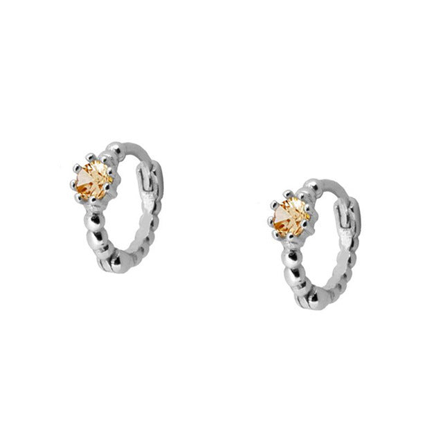 Diamond Studded Ear Buckle S925 Versatile
