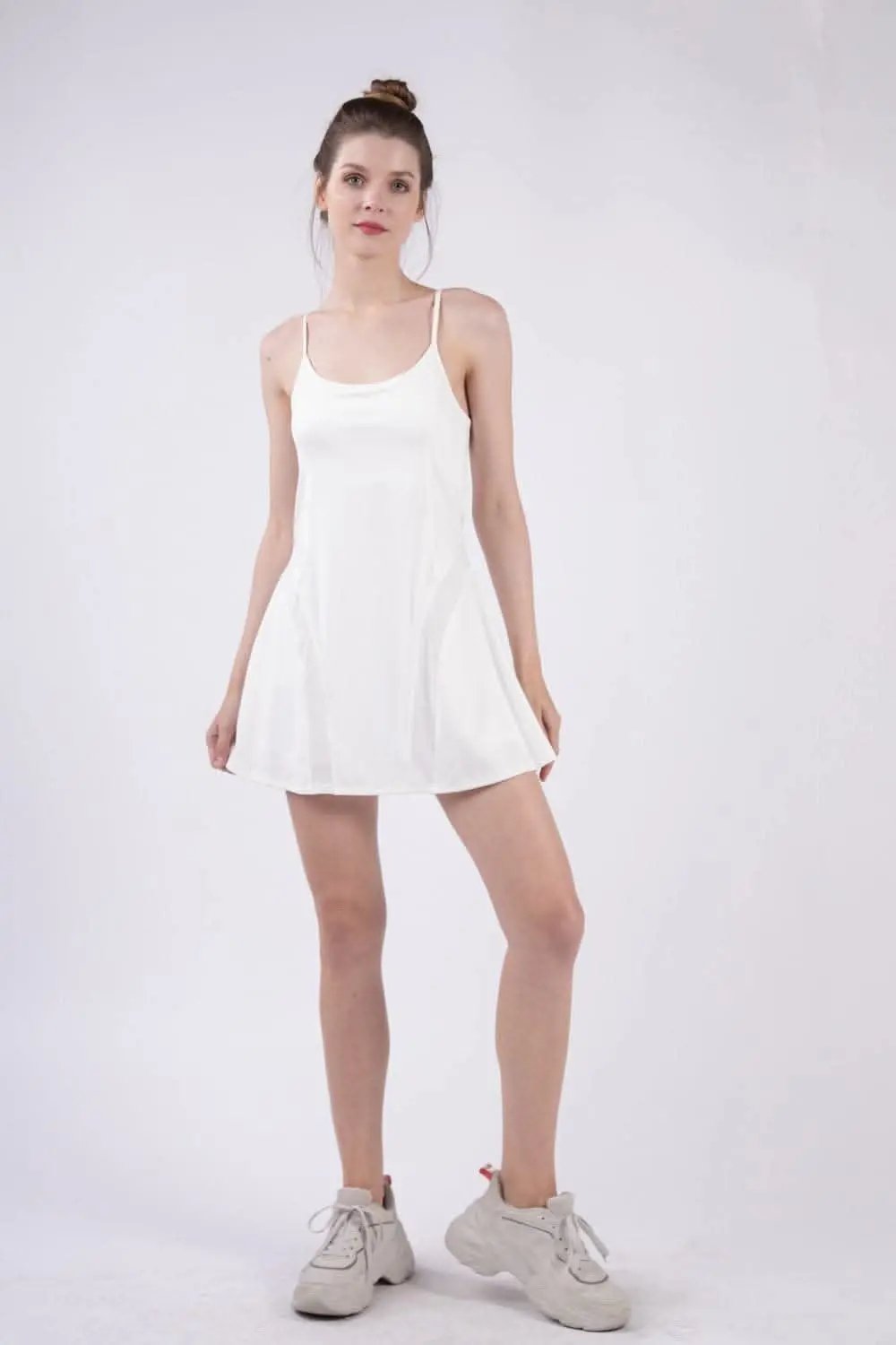 Shorts Trendsi VERY J Mesh Detail Tennis Mini Active Dress with S