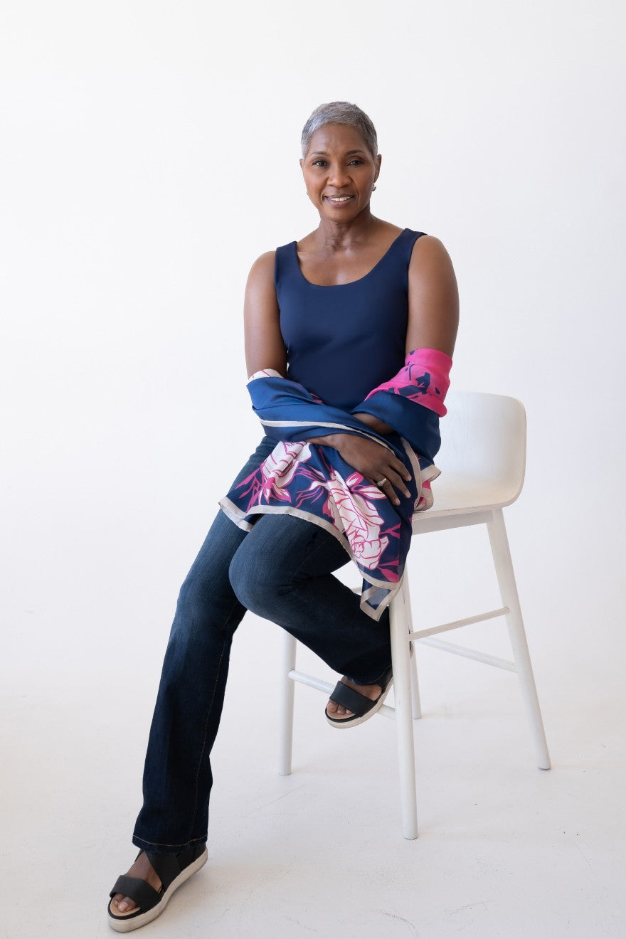 Claudette Scoop Neck Tank Top (Relaxed Fit) Basics