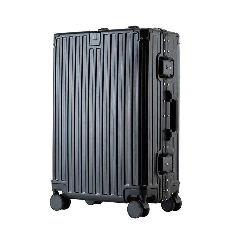 Unisex Aluminum Frame Solid Trolley Travel Case Travel Bag