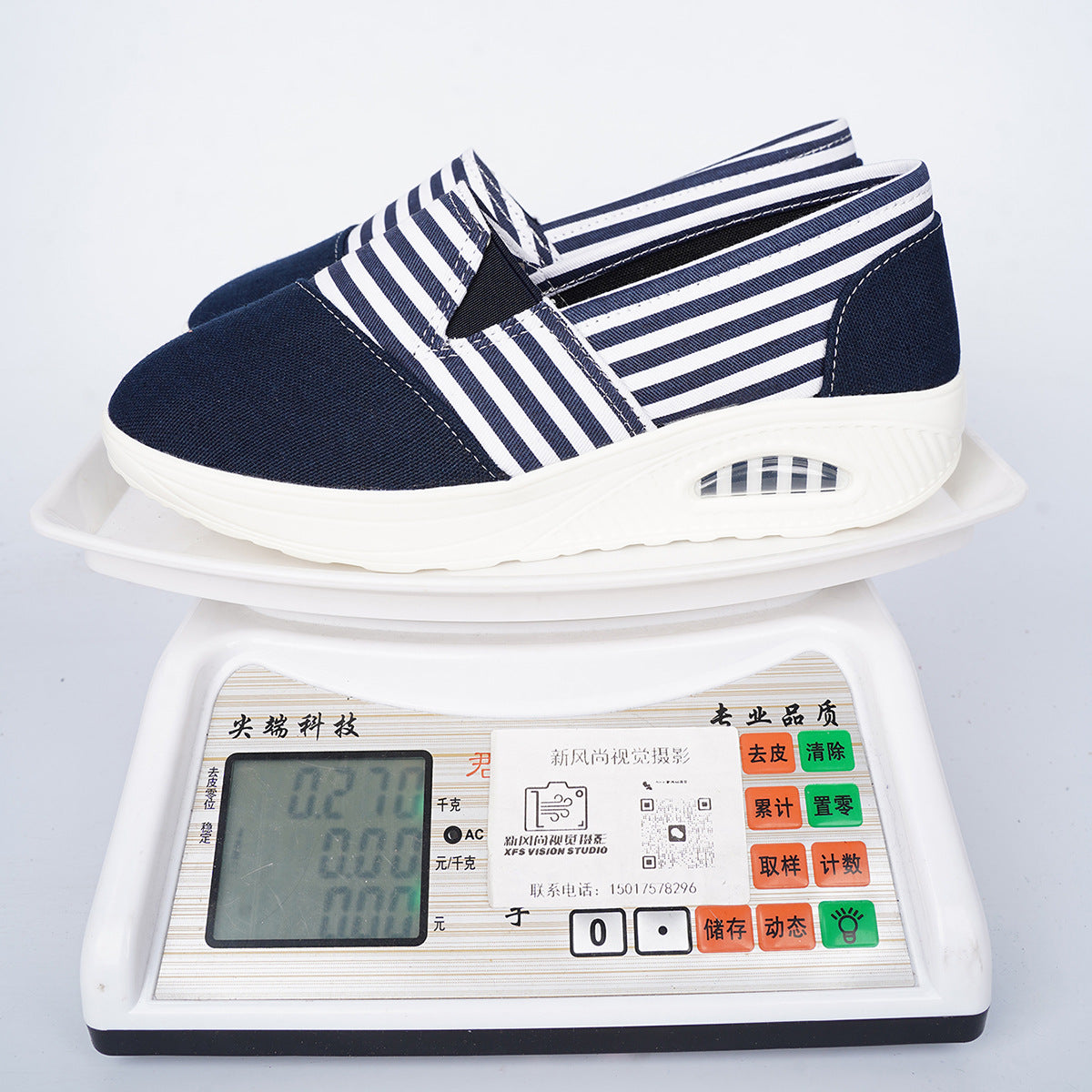 New Striped Canvas Sneakers Casual Shoes