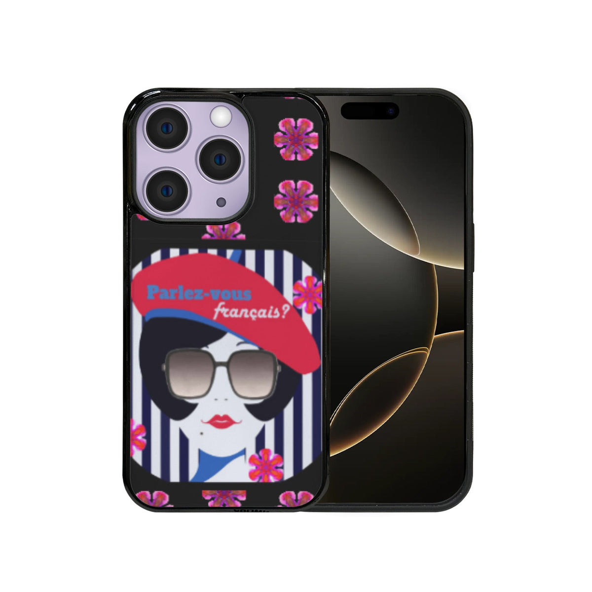 Parlez-vous Francais? French Girl iPhone 15/16 Mobile Phone Case (Made in USA)